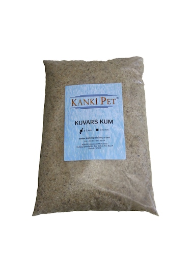 Kanki Pet Akvaryum Kuvars Kum 10 KG 2 - 3 MM