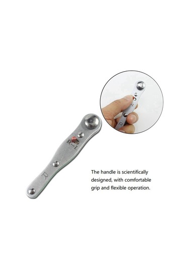 Leasetake 12 Adet Taşınabilir Çift Yönlü Cırcır Tornavida Seti Çok Amaçlı Tornavida Seti Taşınabilir Cırcır El Aletleri