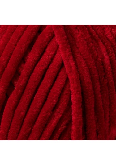 Kürkçü Han Kadife 100 G 95 M Örgü İpi Khkad Koyu Kırmızı