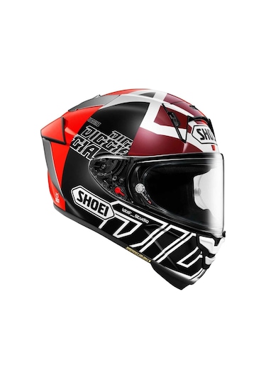 Shoei X-spirit Pro Diggia 2 Tc-1 Kapalı Kask Siyah - Kırmızı