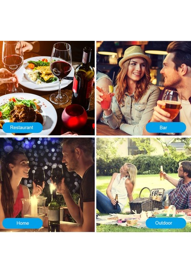 Yuntech01 Gümüş İki Uçlu Vintage Şarap Açıcı - Kırık Mantar Kaldırıcı, Taşınabilir Bar Ve Ev Gereci Gümüş