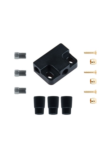 Aksesuarlar Dahil Üç Tekerlekli Bisiklet Hidrolik Fren Yağı Fren Üç Yollu, Alüminyum Alaşımlı Bir İla İki