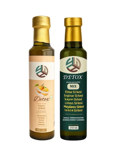 Mix  Sirkesi 250 Ml+ Kayısı  Sirkesi 250 Ml