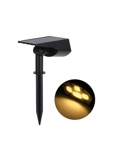 Folinda Güneş Enerjili Bahçe Işığı - Zemin Veya Duvar Montajlı, Ip65 Su Geçirmez, Otomatik Açık/kapalı, 2 Seviye Parlaklık Ayarlı Isıl Işık Hc-cp20