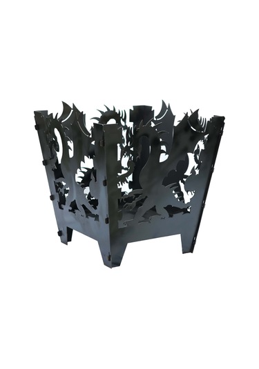 Dragon Açık Hava Bahçe Şöminesi Siyah