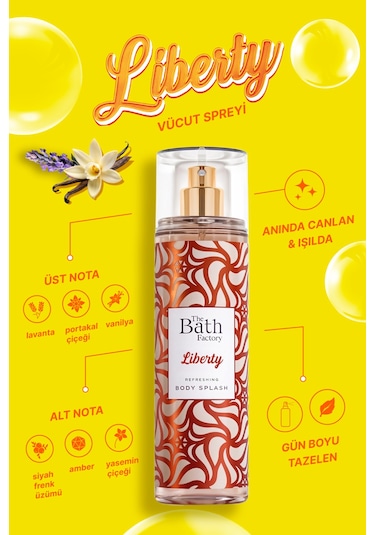 The Bath Factory Liberty Vücut Spreyi 200 ML