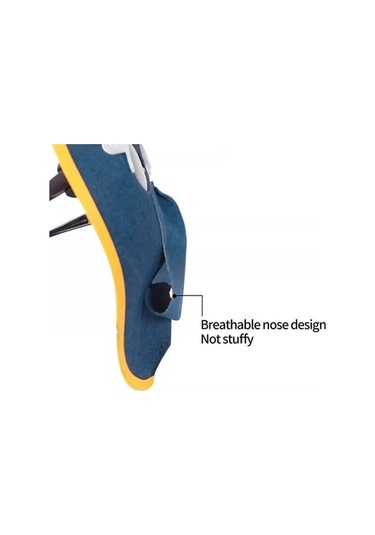 Tongxida Jialan Sığır Derisi Kaynak Maskesi Yüz Koruma Hafif Kafa Sırt