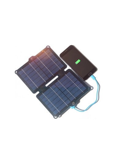 Pazly 8w 5v Katlanabilir Güneş Paneli, Taşınabilir Usb Çıkışlı Yüksek Verimli Güneş Şarj Modülü