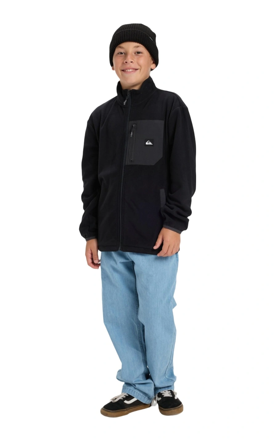 Quıksılver Quiksilver Ice Fields Fz Erkek Çocuk Siyah Polar Ceket 11793 Siyah