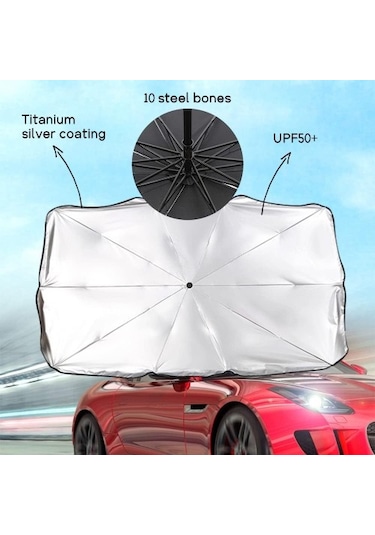 Araç İçi Ön Cam Şemsiye-güneşlik
