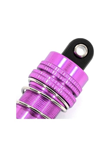 Novahub Wltoys 1/14 144001 Araçlar İçin 4 Adet Mor Metal Amortisör Seti - Alüminyum Amortisörler, 61-74cm Uzunluk, Optimizasyonlu Amortisörler