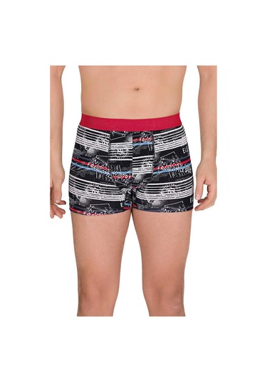 Berrak Erkek Likralı Desenli Boxer 4480 - 3 Adet 001