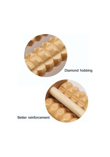 Geleneksel Ayak Masajı Ahşap Makaralı Masaj Gerektirmeden Elektrik Masaj Gevşemesi Bmgjx1 Çok Renkli