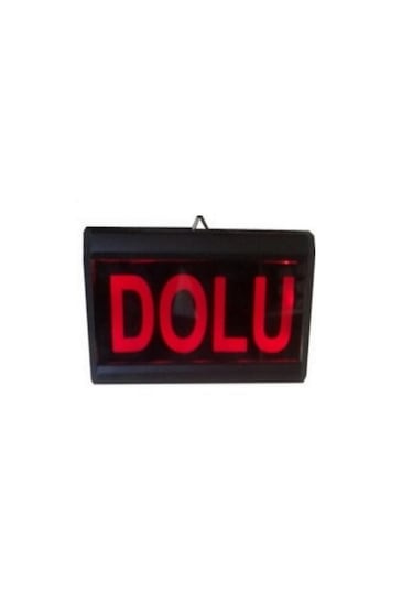 Dolu Tabelası Kasa Ölçüsü: 9x17 Cm