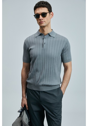 Lufian Erkek Kazak 111090108 Gri Gri