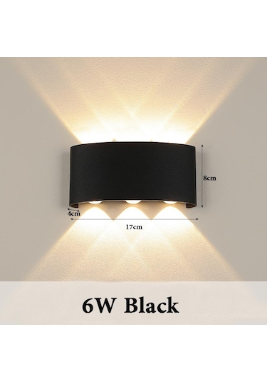 Sıcak Beyaz Modern Led Duvar Lambası Plastik Kabuk Oturma Odası İçin 6w Beyaz