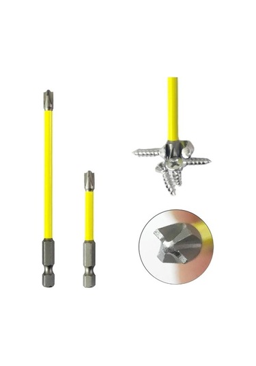 65 Mm Fph1 1/2 Adet Manyetik Özel Çapraz Tornavida Bit Alaşımlı Çelik Toplu Kafa Tornavida Manyetik Tornavida Fph1 Fph2 Fph3 El Aletleri 3192