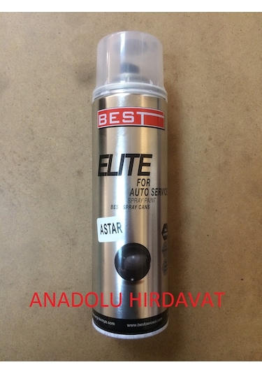Best Sprey Tampon Astar 500 ML Plastik Astarı Gri Renk