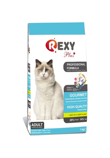 Rexy Gurme Etli Yetişkin Kedi Maması 1 KG