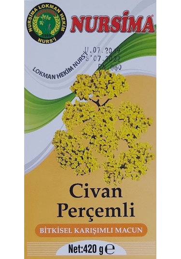 Nursima Civan Perçemli Bitkisel Karışımlı Macun 420 G