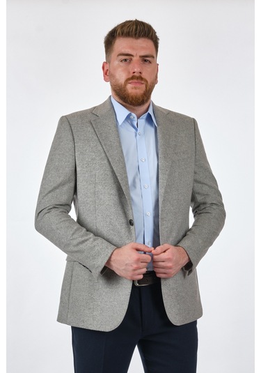 Tom Becker Açık Gri Erkek Ceket Sc15038031 001