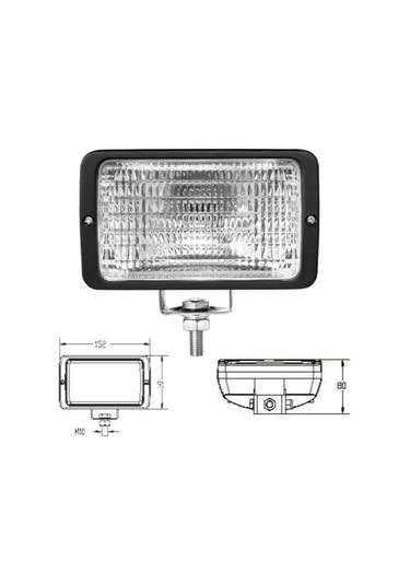 Kabin Lambası Plastik Gövdeli Ortadan Bağlantılı - 7254777