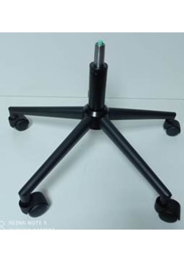 Fullreyon Full Reyon Metal Siyah Konik Yıldız Ayak Lüx Ofis Koltuğu Ayağı