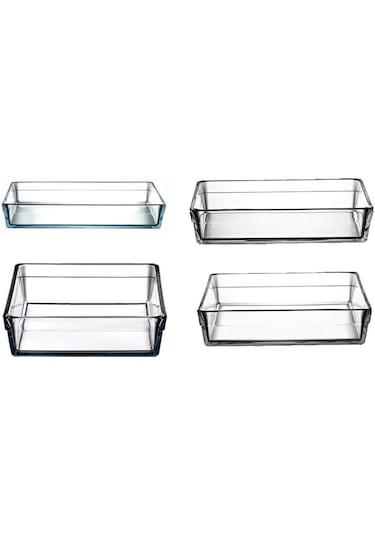 Paşabahçe Premium Borcam Seti - 4'lü Borcam Takımı Özel Seri