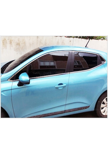 Renault Clio 5 Hb Krom Cam Çerçevesi 12 Prç 2020 Üzeri P.Çelik