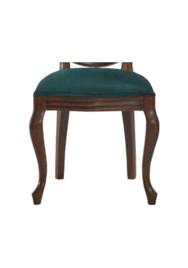 Bengimobilya Sandalye Zus016 Madalyon Model Kayın Ince Torna Aslan Ayak Parla