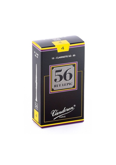 Vandoren 56 Rue Lepic Clarinet Reeds No 4 Bb Klarnet Kam
