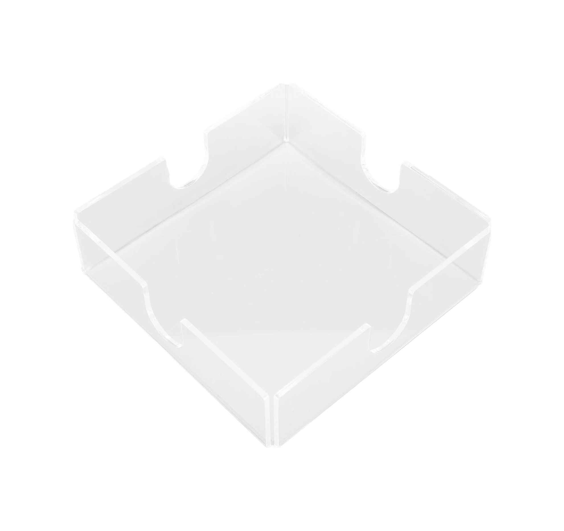 Geeroyoo Akrilik Masa Üstü Peçete Tutucu - Şeffaf, Dayanıklı, U-şekilli Açılışlı - Mutfak, Banyo, Restoran, Bar İçin Pratik Organizer Diğer