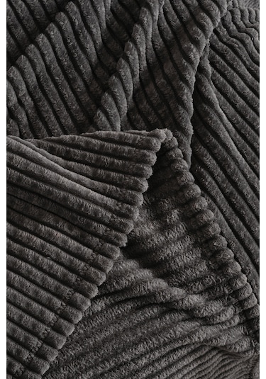 Mila Battaniye Seti Çift Kişilik Antrasit Antrasit