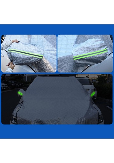 Suntek Van Suv Için Buz Ve Kar Ön Cam Koruması Araç Kapağı 255cmx235cm