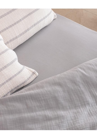 Madame Coco Marguerite 8 Parça Çeyiz Seti Ekru - Gri Gri - Ekru