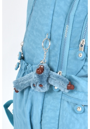 Elatae Su Geçirmez Krinkıl Kumaş Ortopedik Çok Gözlü Okul Sırt Çantası Mavi 1660