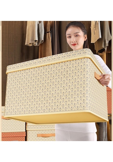 Şarap Kırmızısı Giysi Yatak Saklama Torbaları Ev Yorgan Katlanır Saklama Kutusu Organizatör Yatak Altı Dolap Dolap Kutusu L Kırmızı