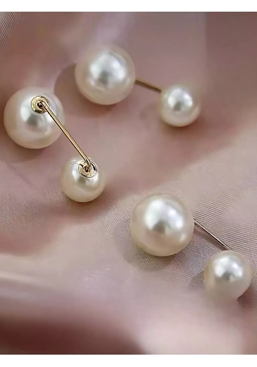 Beautiful Detail Kadın Broşları Takı İğneleri. 3 Adet Beyaz Set 38372939 Beyaz