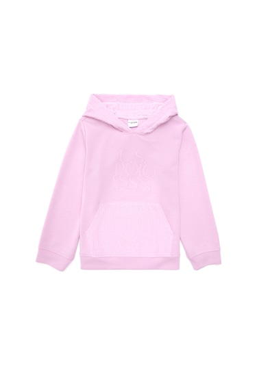 U.s. Polo Assn. Kız Çocuk Pembe Sweatshirt 50290722-vr041 Pembe