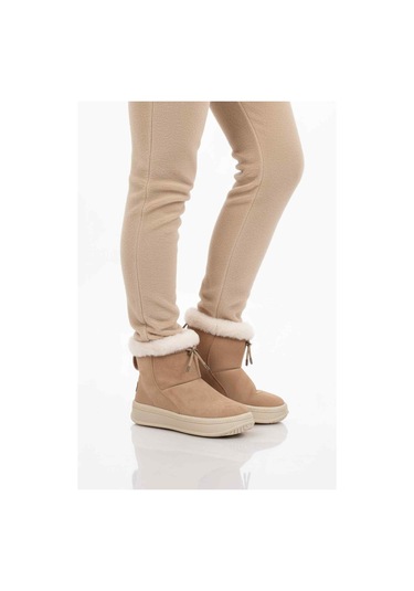 Aspor Vizon Kürklü Kadın Düz Bot Çok Renkli