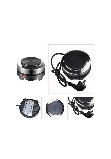 500w Mini Süt Su Kahve Isıtma Fırını Siyah