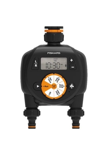Fiskars 1054792 Sulama Saati - Çift Çıkışlı