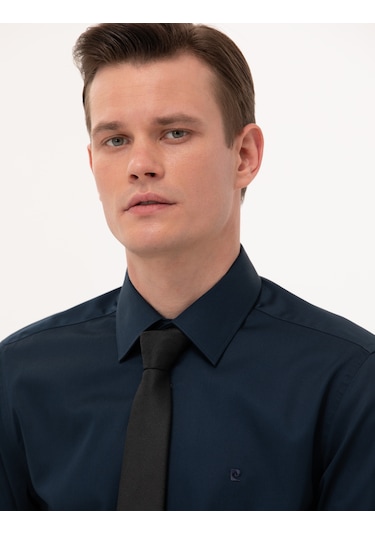 Pierre Cardin Erkek Lacivert Basic Gömlek 50268201-vr033 Lacivert