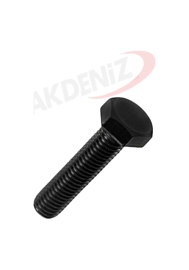 Akdeniz Dın933 M8 18 Mm Siyah Cıvata 2000 Adet