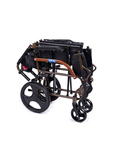 Dm863labj-12 Jet Black Transfer Alüminyum Tekerlekli Sandalye