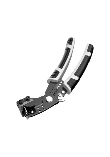 Symbee Elektrikçi Çift Taraflı Telli İç Çekirdek Korumalı Kablo Soyucu - 28 Fonksiyonlu, 40mm Açılım, Ergonomik Kuru, Dayanıklı Çelik Uçlar