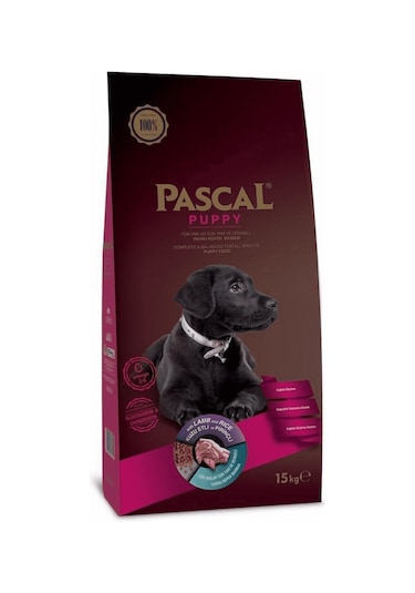 Pascal Kuzu Etli ve Pirinçli Yavru Köpek Maması 15 KG