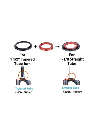 Artfulabode Ztto Yol Sütunu Palin Mtb Kırmızı Direksiyon Contası Bisikleti Bisiklet Başlık Başlığı 52mm 4252st 42 Ox Kırmızı
