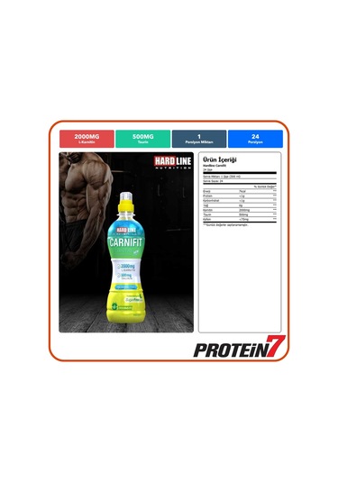 Hardline Carnifit 500Ml 24 Adet Ananas Aromalı-Ananas Fiyatları ve ...