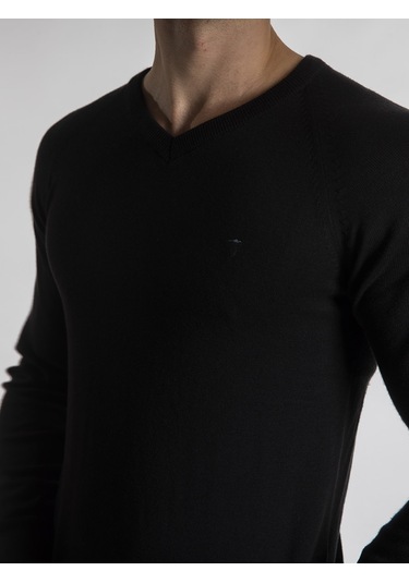 Trussardi Trussardı Erkek Kazak TRRD003637 Siyah